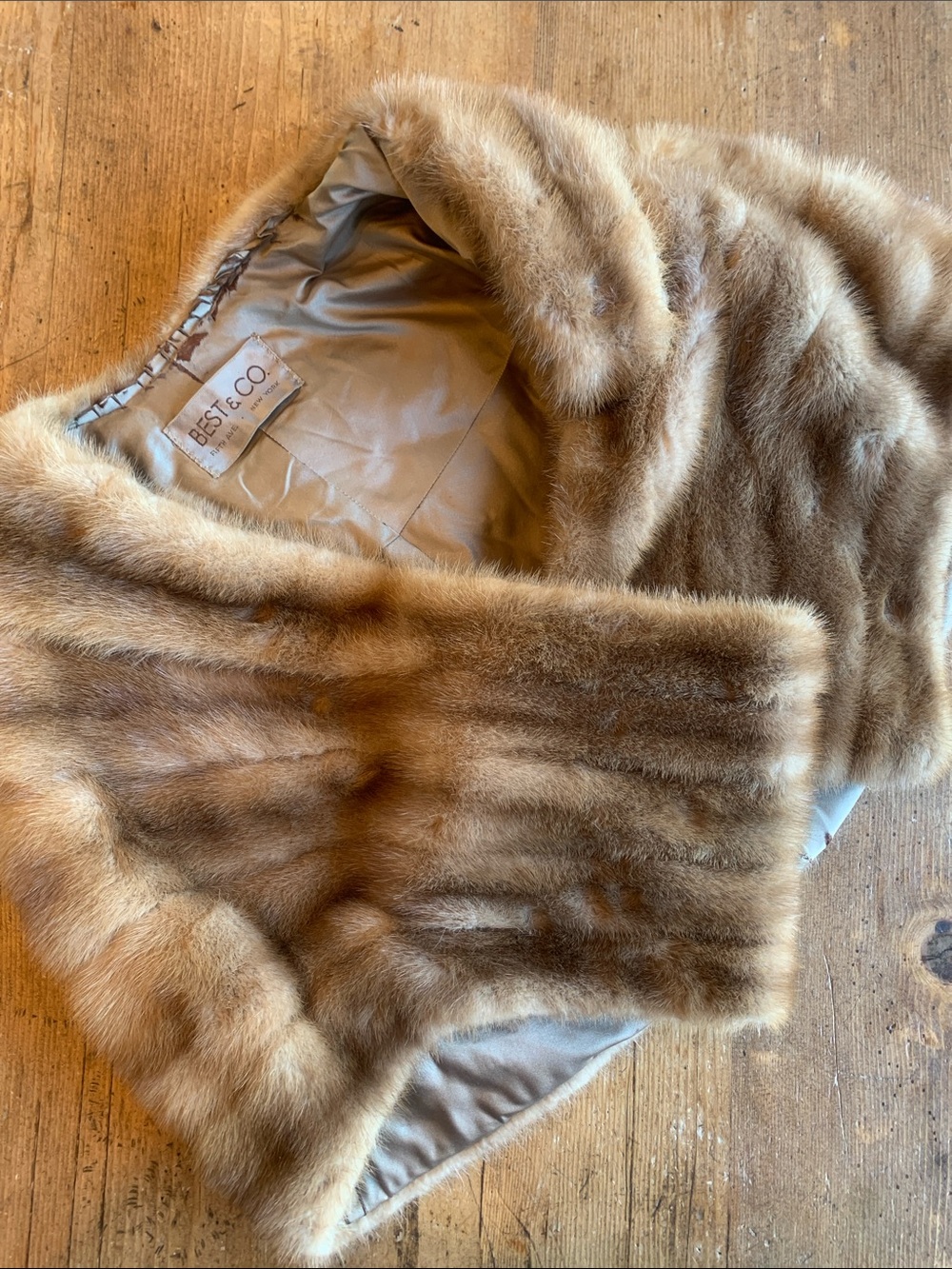 Best Co. of New York Mink Fur Wrap